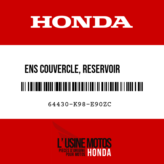 image de 64430-K98-E90ZC ENS COUVERCLE, RESERVOIR     CARBURANT D (WL) TYPE2