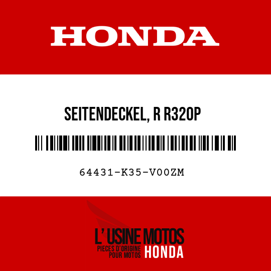 image de 64431-K35-V00ZM SEITENDECKEL, R R320P