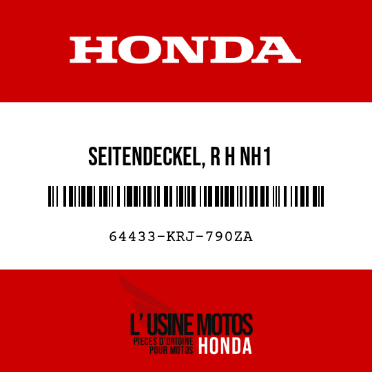 image de 64433-KRJ-790ZA SEITENDECKEL, R H NH1 