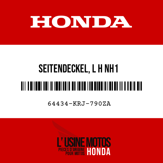 image de 64434-KRJ-790ZA SEITENDECKEL, L H NH1 