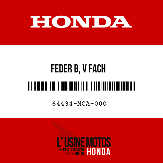 image de 64434-MCA-000 FEDER B, V FACH