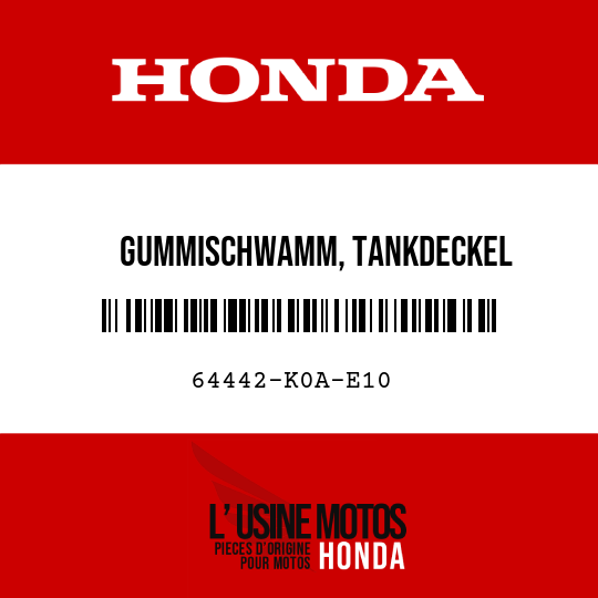 image de 64442-K0A-E10 GUMMISCHWAMM, TANKDECKEL