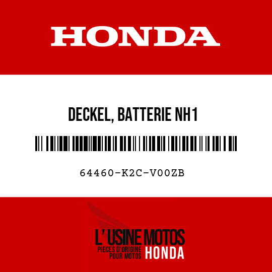 image de 64460-K2C-V00ZB DECKEL, BATTERIE NH1