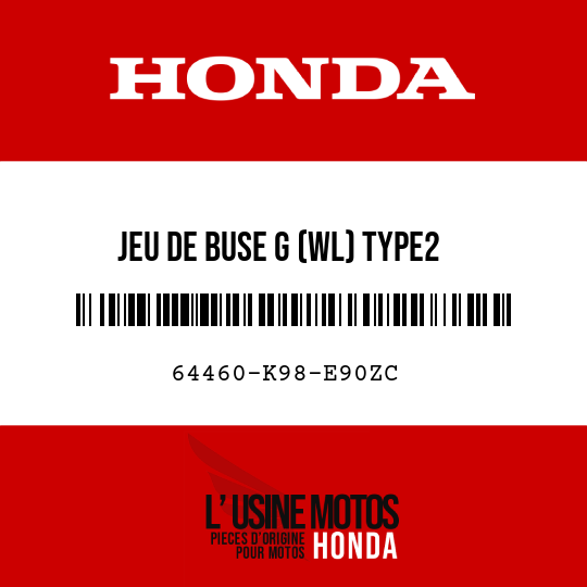 image de 64460-K98-E90ZC JEU DE BUSE G (WL) TYPE2