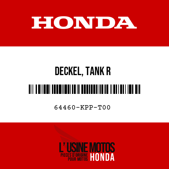 image de 64460-KPP-T00 DECKEL, TANK R