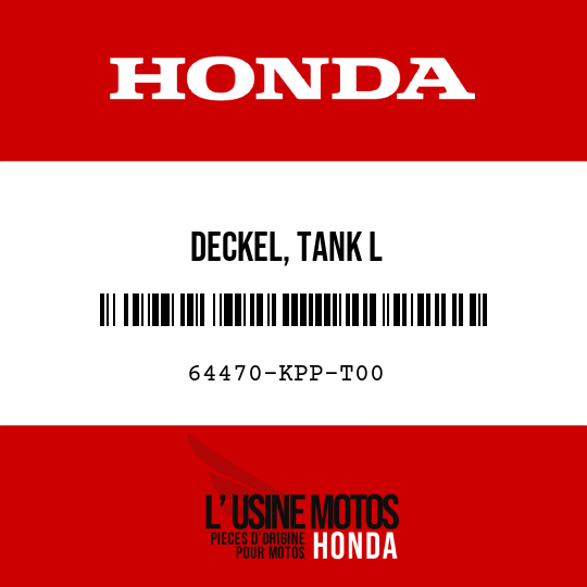 image de 64470-KPP-T00 DECKEL, TANK L