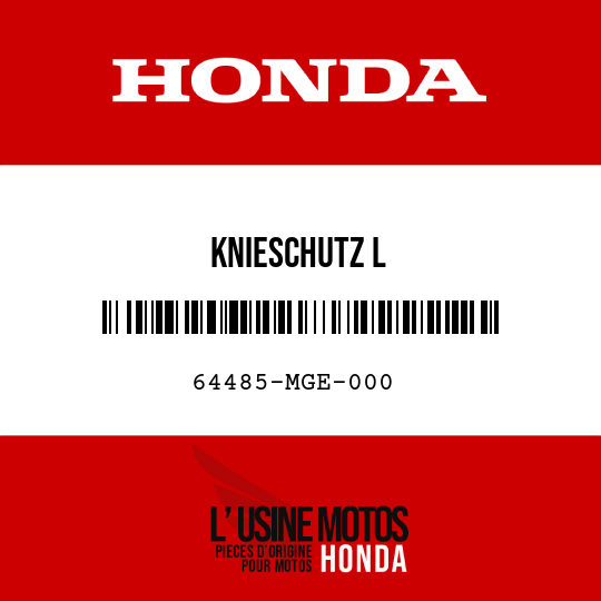 image de 64485-MGE-000 KNIESCHUTZ L