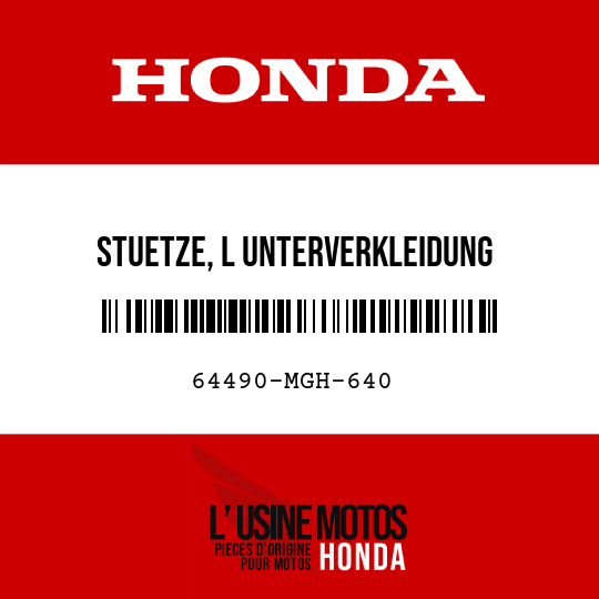 image de 64490-MGH-640 STUETZE, L UNTERVERKLEIDUNG