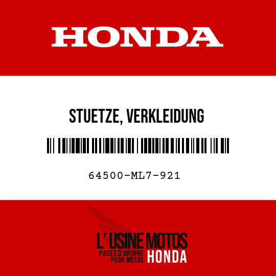 image de 64500-ML7-921 STUETZE, VERKLEIDUNG