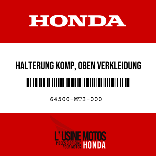 image de 64500-MT3-000 HALTERUNG KOMP, OBEN VERKLEIDUNG