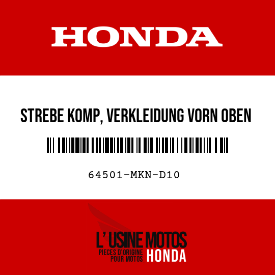 image de 64501-MKN-D10 STREBE KOMP, VERKLEIDUNG VORN OBEN