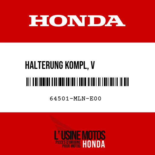 image de 64501-MLN-E00 HALTERUNG KOMPL, V          VERKLEIDUNG