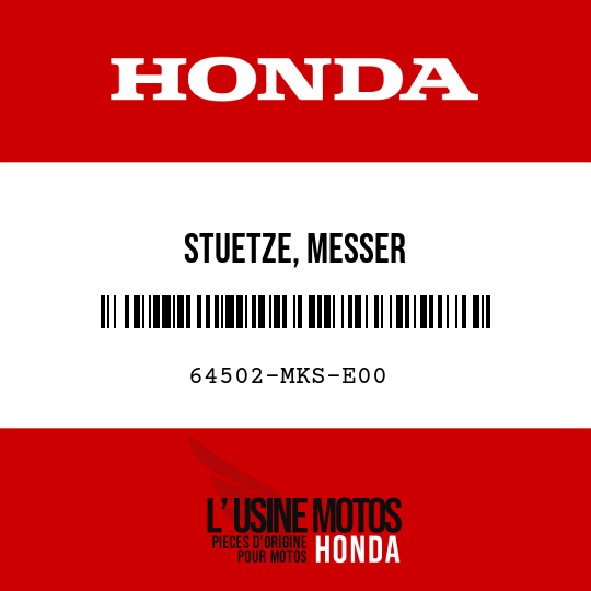 image de 64502-MKS-E00 STUETZE, MESSER
