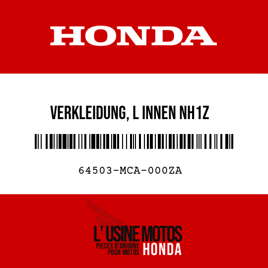 image de 64503-MCA-000ZA VERKLEIDUNG, L INNEN NH1Z 