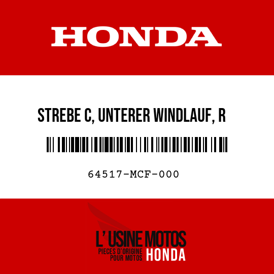 image de 64517-MCF-000 STREBE C, UNTERER WINDLAUF, R