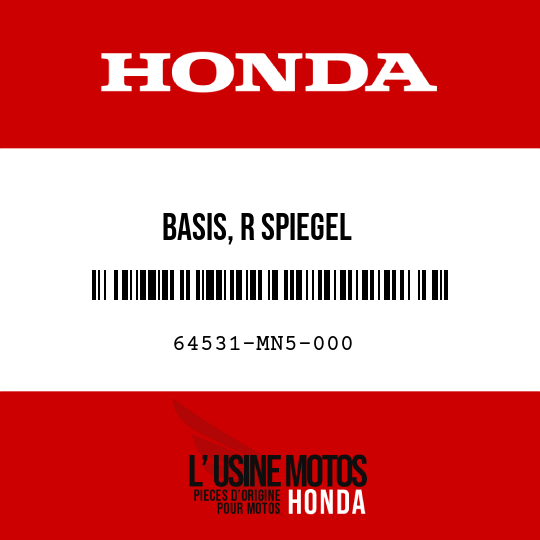 image de 64531-MN5-000 BASIS, R SPIEGEL