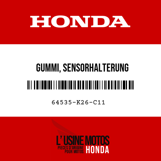 image de 64535-K26-C11 GUMMI, SENSORHALTERUNG