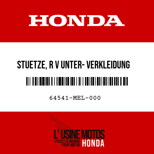 image de 64541-MEL-000 STUETZE, R V UNTER- VERKLEIDUNG