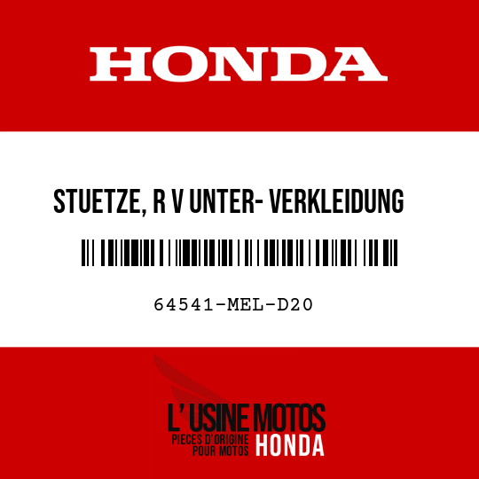 image de 64541-MEL-D20 STUETZE, R V UNTER- VERKLEIDUNG