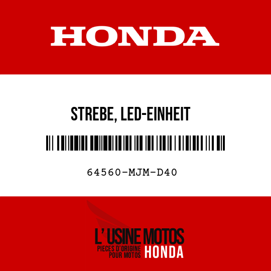 image de 64560-MJM-D40 STREBE, LED-EINHEIT