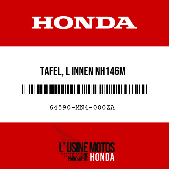 image de 64590-MN4-000ZA TAFEL, L INNEN NH146M 