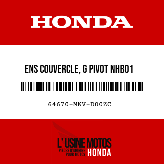 image de 64670-MKV-D00ZC ENS COUVERCLE, G PIVOT NHB01