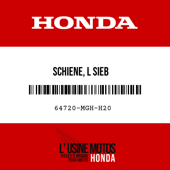 image de 64720-MGH-H20 SCHIENE, L SIEB