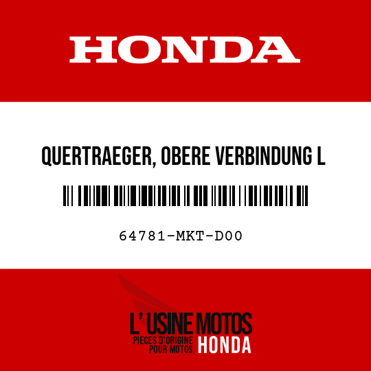 image de 64781-MKT-D00 QUERTRAEGER, OBERE VERBINDUNG L