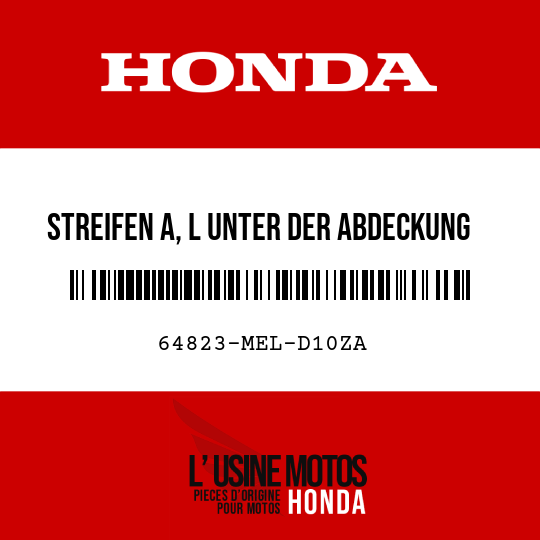 image de 64823-MEL-D10ZA STREIFEN A, L UNTER DER ABDECKUNG TYPE1