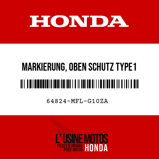 image de 64824-MFL-G10ZA MARKIERUNG, OBEN SCHUTZ TYPE1