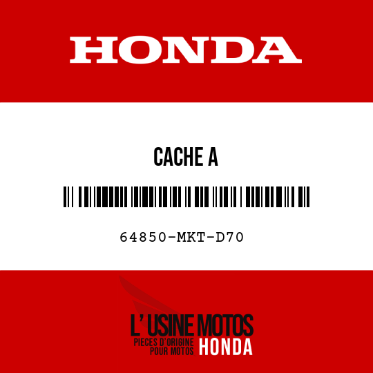 image de 64850-MKT-D70 CACHE A
