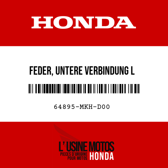 image de 64895-MKH-D00 FEDER, UNTERE VERBINDUNG L