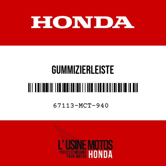 image de 67113-MCT-940 GUMMIZIERLEISTE
