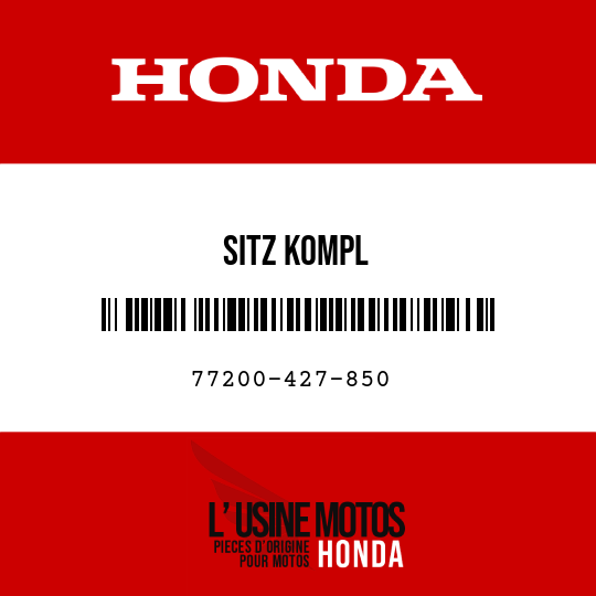 image de 77200-427-850 SITZ KOMPL