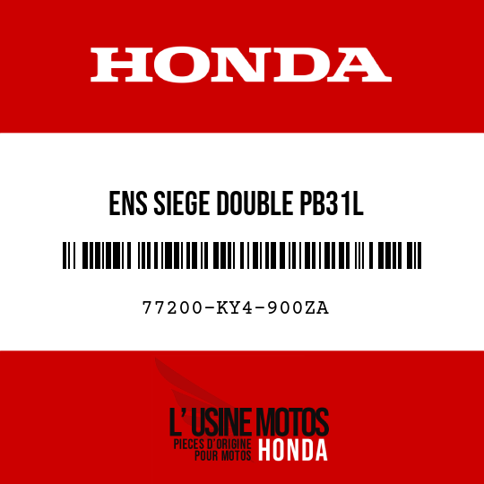 image de 77200-KY4-900ZA ENS SIEGE DOUBLE PB31L