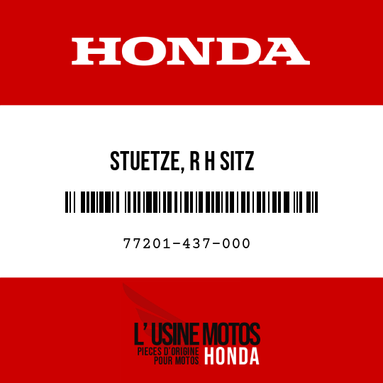 image de 77201-437-000 STUETZE, R H SITZ
