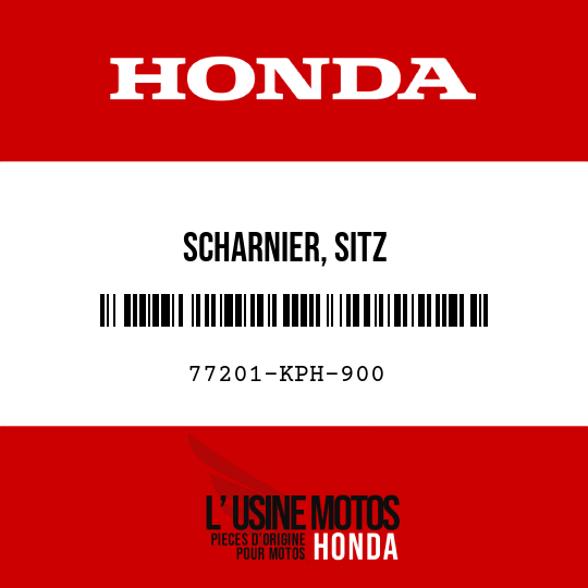 image de 77201-KPH-900 SCHARNIER, SITZ