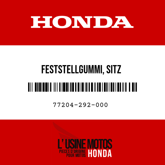 image de 77204-292-000 FESTSTELLGUMMI, SITZ