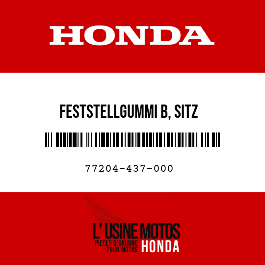image de 77204-437-000 FESTSTELLGUMMI B, SITZ