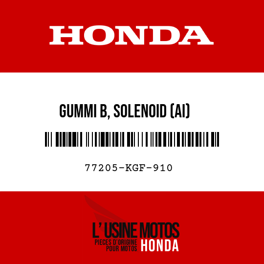 image de 77205-KGF-910 GUMMI B, SOLENOID (AI)