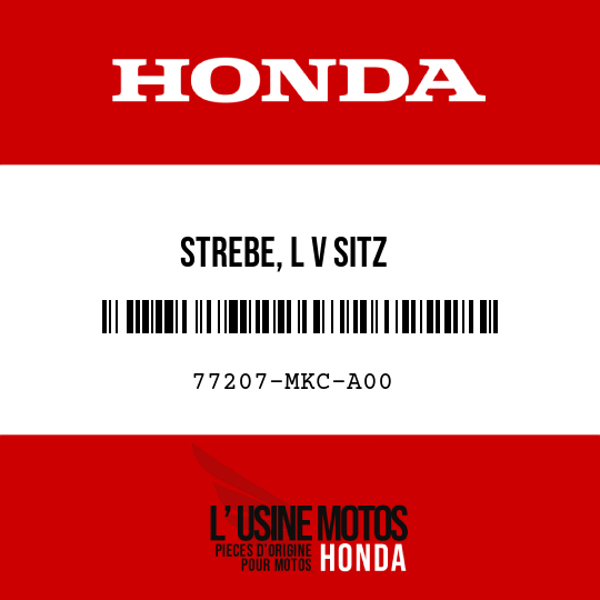 image de 77207-MKC-A00 STREBE, L V SITZ