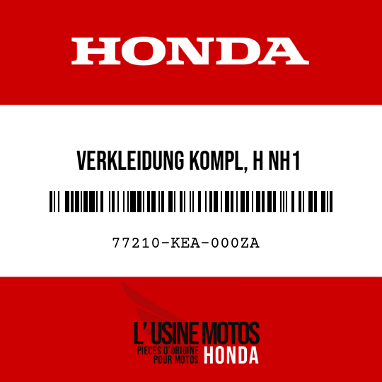 image de 77210-KEA-000ZA VERKLEIDUNG KOMPL, H NH1 