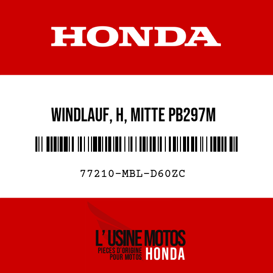 image de 77210-MBL-D60ZC WINDLAUF, H, MITTE PB297M 