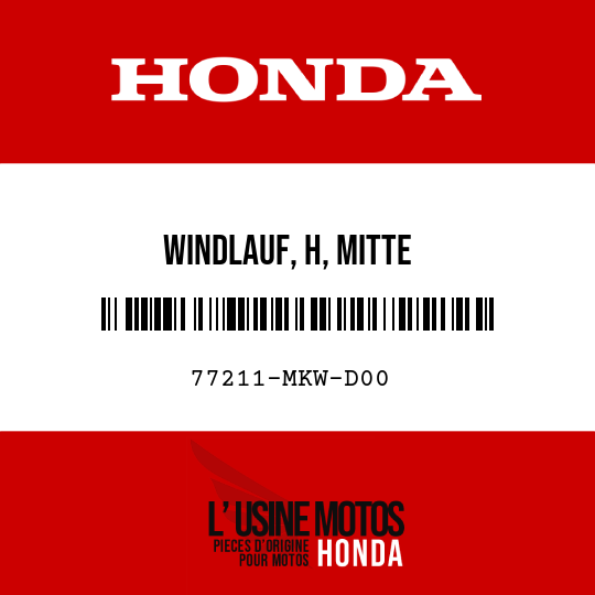 image de 77211-MKW-D00 WINDLAUF, H, MITTE