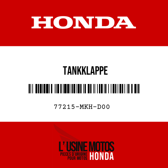 image de 77215-MKH-D00 TANKKLAPPE