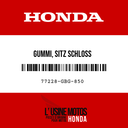 image de 77228-GBG-850 GUMMI, SITZ SCHLOSS