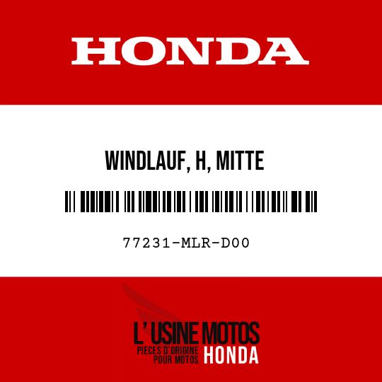 image de 77231-MLR-D00 WINDLAUF, H, MITTE