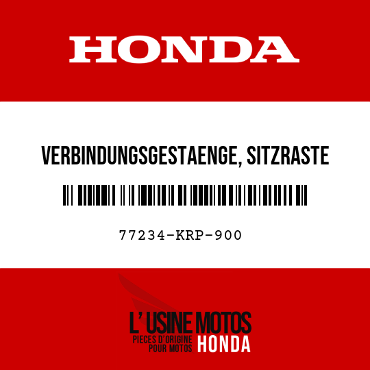 image de 77234-KRP-900 VERBINDUNGSGESTAENGE, SITZRASTE