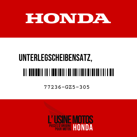 image de 77236-GZ5-305 UNTERLEGSCHEIBENSATZ,         SITZARRETIERUNG