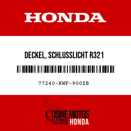 image de 77240-KWF-900ZB DECKEL, SCHLUSSLICHT R321